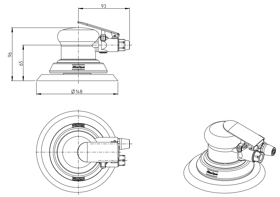 Atlas阿特拉斯G2438-6.10N磨砂机结构图 Atlas阿特拉斯G2438-6.10N磨砂机结构图